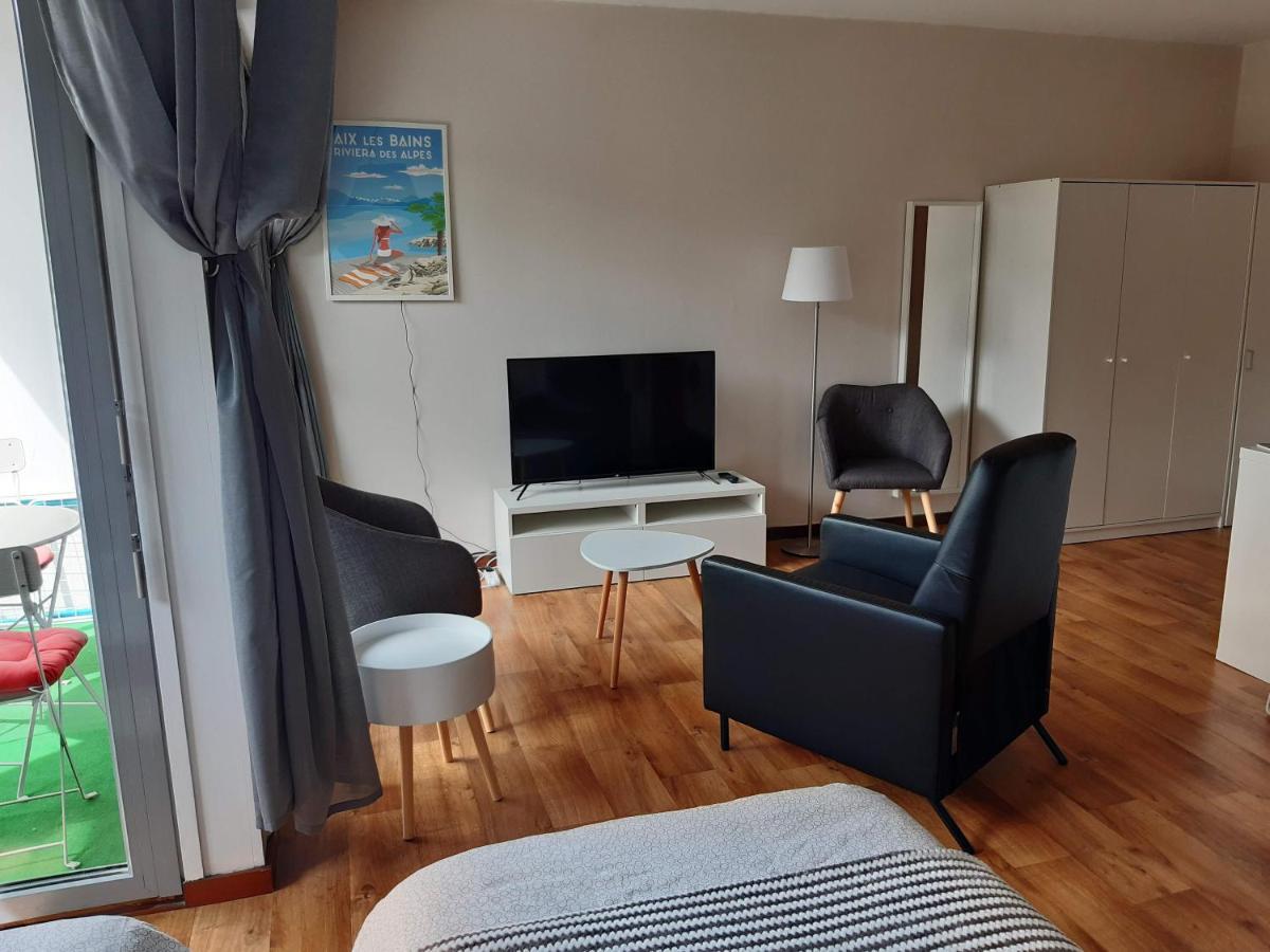 Studio Calme Renove Parking Proche Centre Et Thermes Aix-les-Bains Buitenkant foto